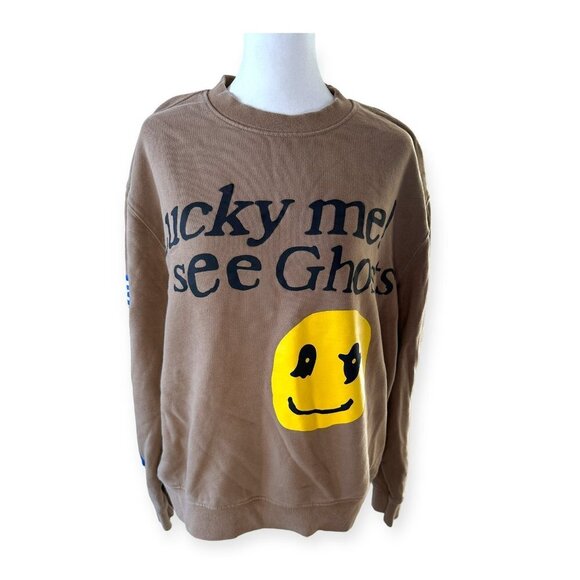 Camp Flog Gnaw Sweatshirt Adult L Lucky Me I See Ghosts Kid Cudi Nov 11 Kanye - Picture 4 of 6